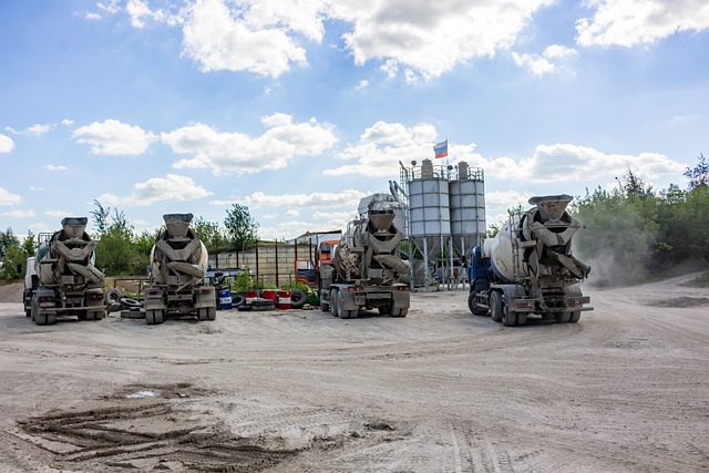 concrete installation